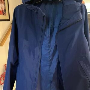 Women’s Blue Hooded Ski Jacket
